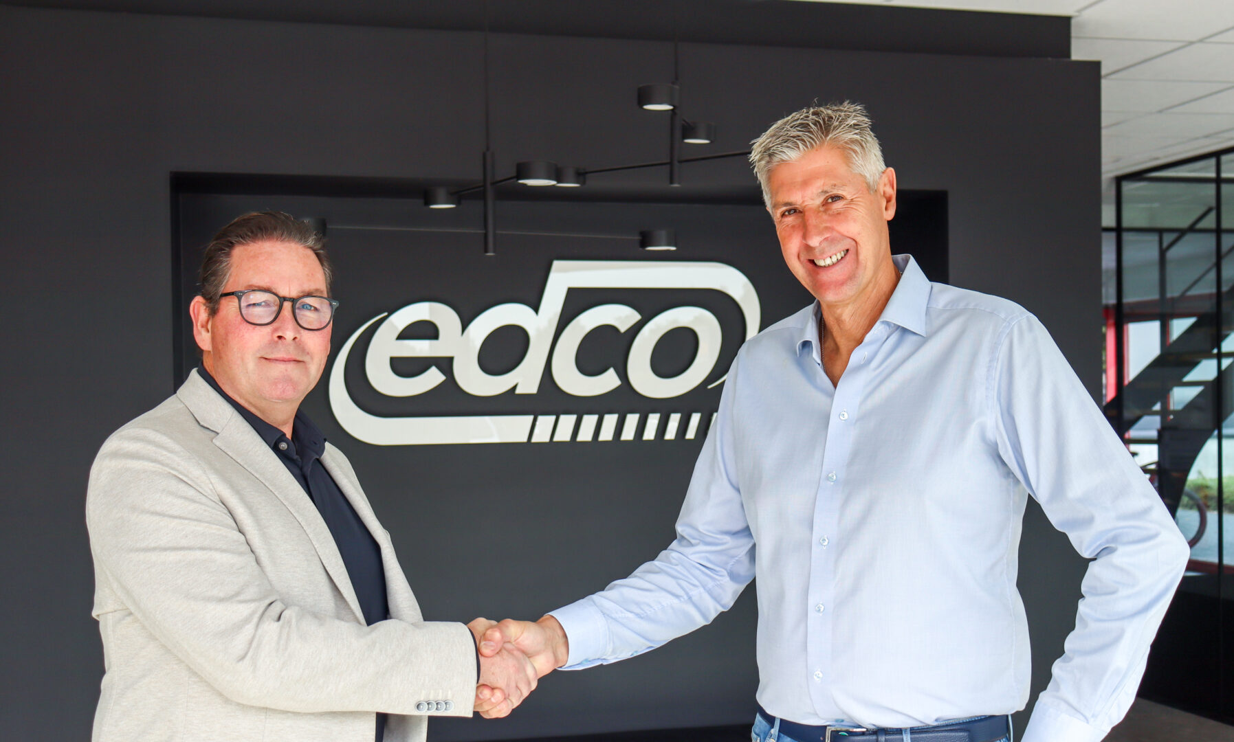 Martin (logistic Force) en Frank (Edco)