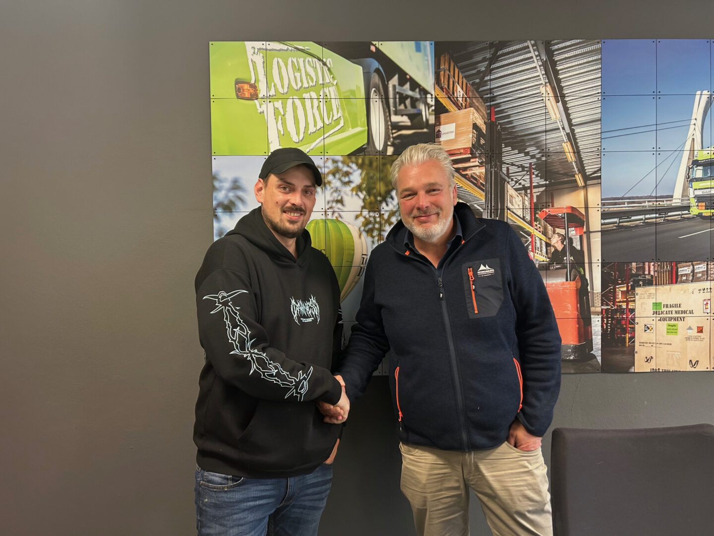 Francesco (kandidaat) en Arthur (vestigingsmanager Uden)