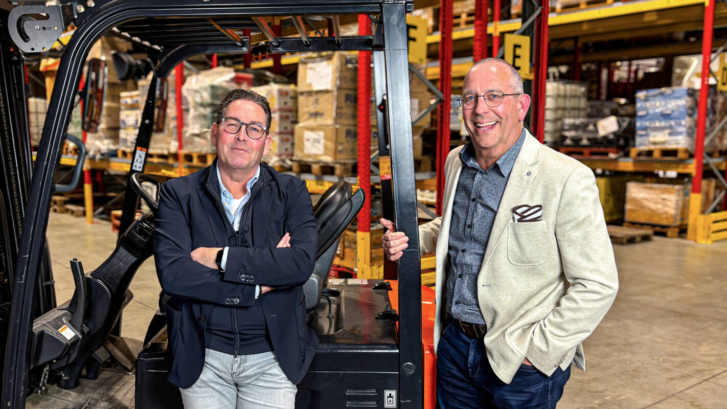 Martin en Paul in de opleidingsloods